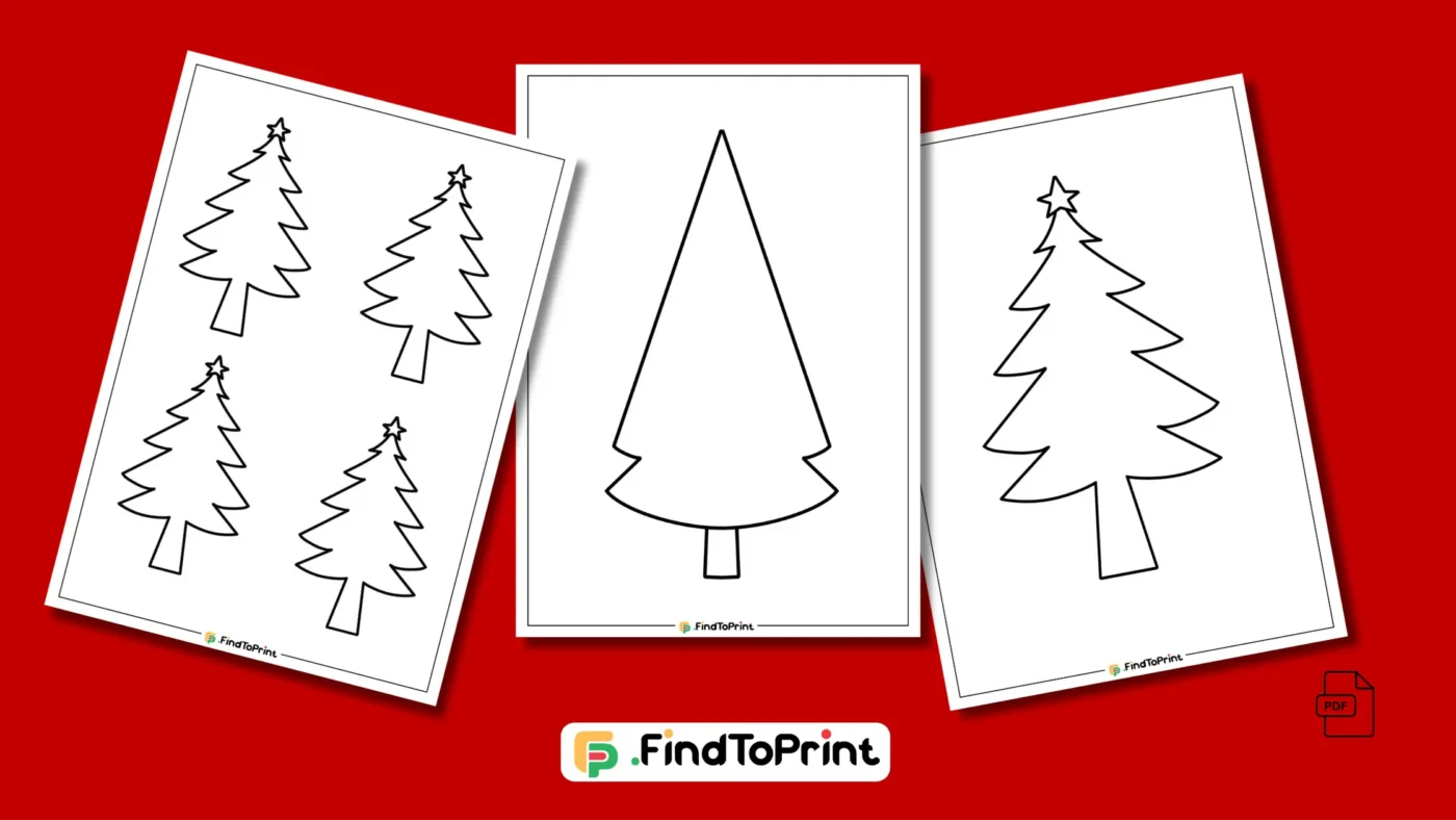 Christmas Tree Printable Templates