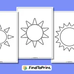 5+ Free Printable Sun Templates for Crafting and Decorating