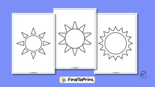 5+ Free Printable Sun Templates for Crafting and Decorating