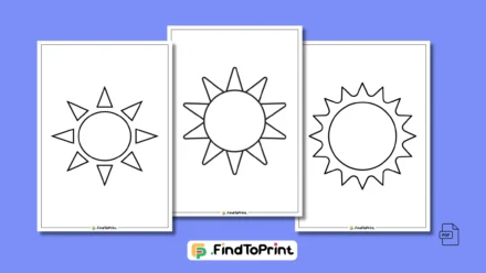 5+ Free Printable Sun Templates for Crafting and Decorating