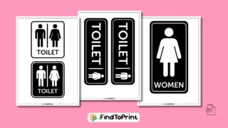 Free Restroom Signs Printable